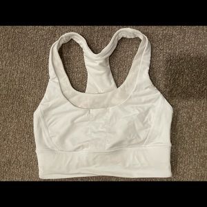 Lululemon White Sports Bra